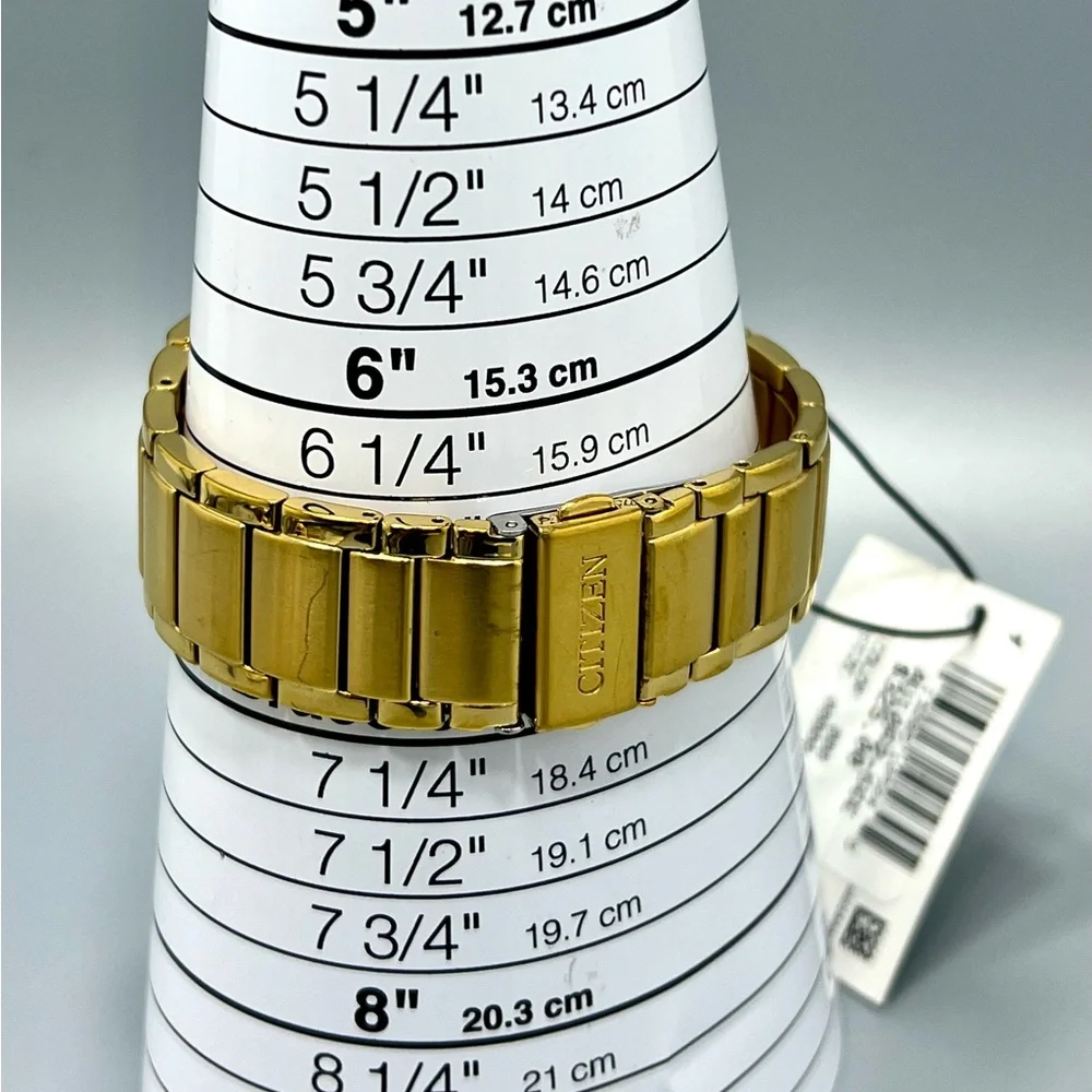 Citizen Eco-Drive Mens Gold Tone Watch
